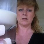 woman holding milk