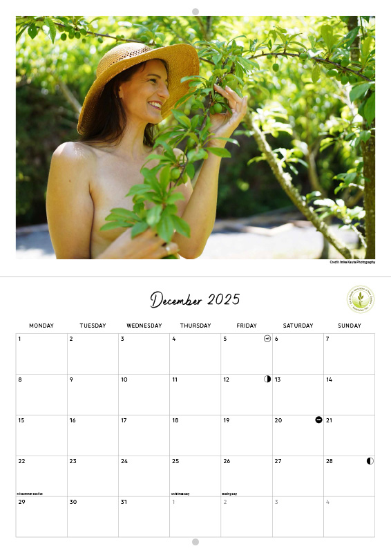 calendar example page