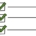 Tick boxes or checklist